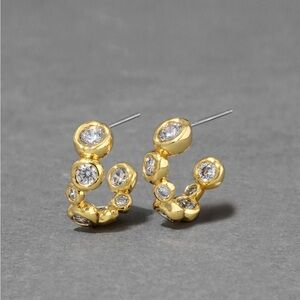 ALEXIS BITTAR • Asterales Gold Small Hoop Earring